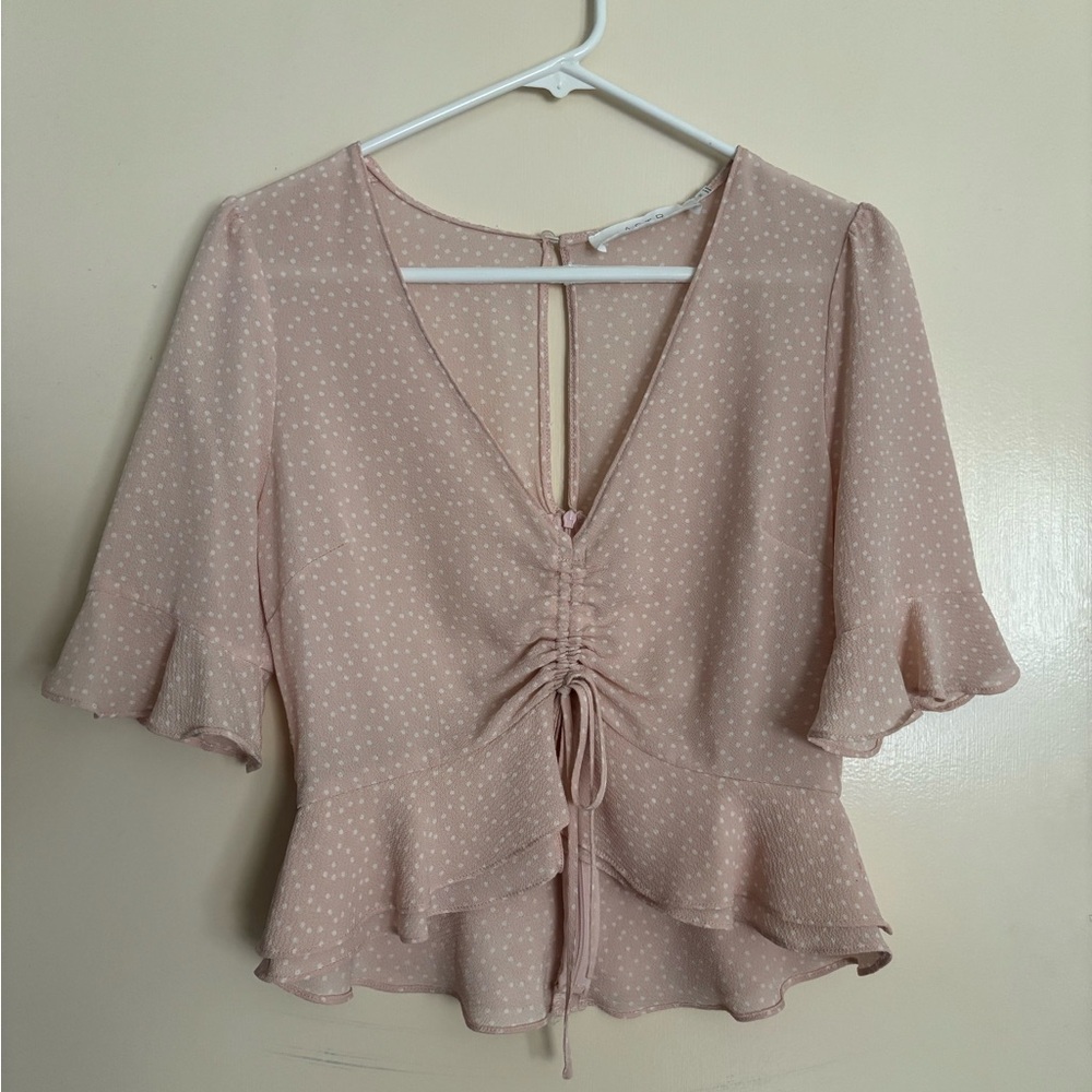 Polk a dot blouse
